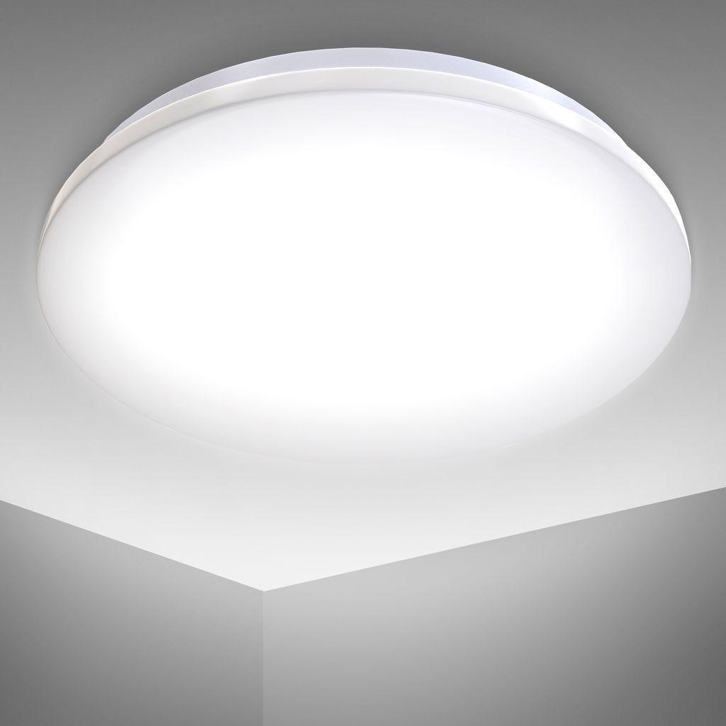 Deckenlampe Led 12W Bad-Lampen Ip44 Badezimmer-Leuchte 4000K Deckenleuchte  230V regarding Badezimmer Lampe Abdeckung